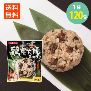 鶏炭火焼おにぎり120g×1袋 宮崎名物 日向屋 レンチン お手軽 主食 間食 常備 常温保存 送料無料