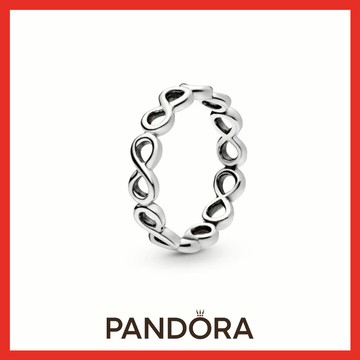 限量品🌟【Pandora官方直營】無限簡約戒指。新年。生日。情人。祝福。朋友[客製化卡片]