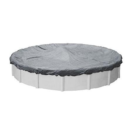 Pool Mate 4030-PM Mesh Winter Round Above-Ground Pool Cover, 30-ft, 3. Gray Black