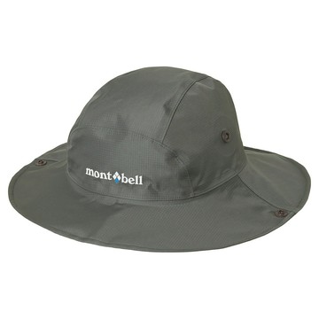 【【蘋果戶外】】mont-bell 送帽繩 1128656 SHAD 陰影灰【Gore-tex / 50D / 大盤帽】Strom Hat 圓盤帽 GTX 防曬 抗UV 防水帽