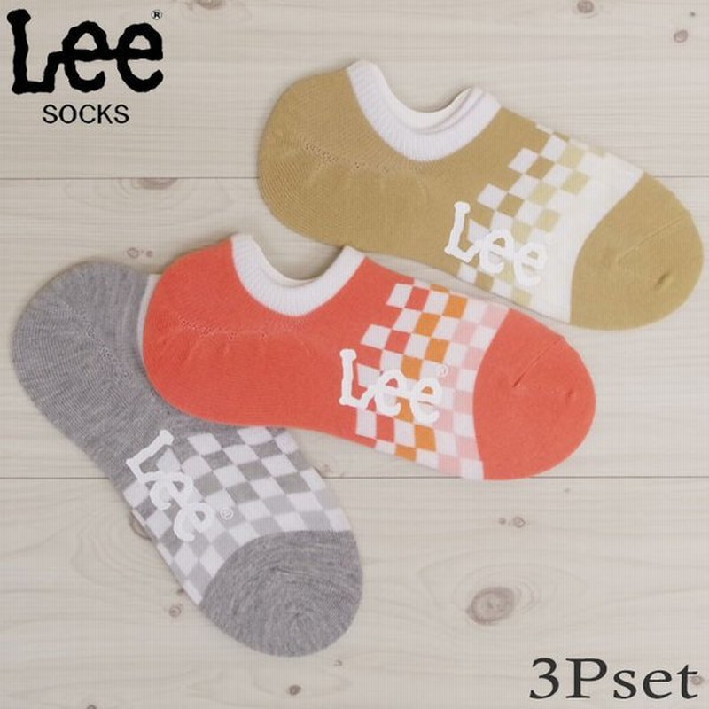 メール便 Lee リー ソックス レディース 3足組 靴下 フットカバー カバーソックス 3足 スニーカーソックス チェッカー スニーカーインソックス 通販 Lineポイント最大get Lineショッピング