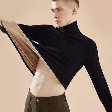 【巴黎精品】現貨+預購 發熱衣衛生衣秋冬加絨保暖長袖上衣能量衣休閒打底衫T恤-發熱禦寒女上衣5色a1mg20