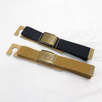 Fjallraven 北極狐 CANVAS BRASS 帆布皮帶 金屬扣  3.8cm寬 77297- 兩色【iSp