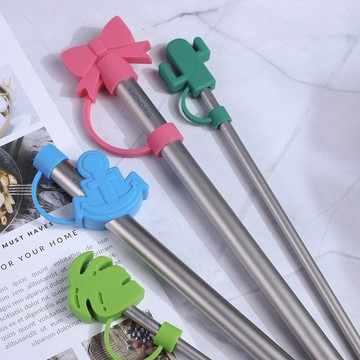 鑽石鈍角純鈦吸管【豪華組】
