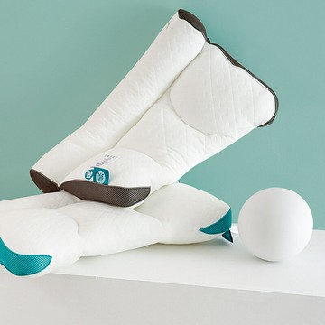 『百貨屋二號』頸椎枕頭骨科頸椎枕芯家用睡眠宿舍低枕學生單人反牽引可調節PE枕