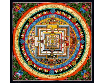 象徵性時輪曼陀羅——反映存在的本質