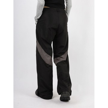 Codibook｜韓國 COLOR iN ID 撞色設計運動休閒寬褲［預購］長褲 滑雪褲 女裝