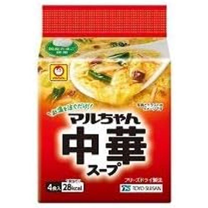 東洋水産 マルちゃん 中華スープ 4食入×10入