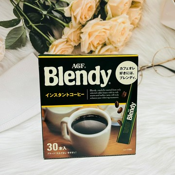 日本 AGF Blendy 經典無糖黑咖啡 即溶咖啡 (30本入)｜全店$199免運