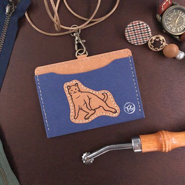 橫式證件套 悠遊卡套-貓咪