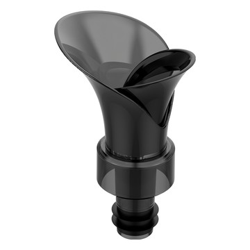 Solar Life 索樂生活 花瓣型紅酒倒酒器  黑色  1個