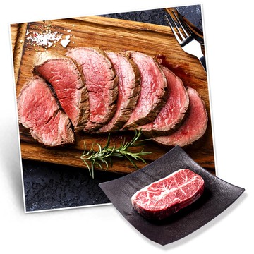 【漢克嚴選】美國產和鑽牛雪花嫩肩牛排共20片(120g±10%/片)