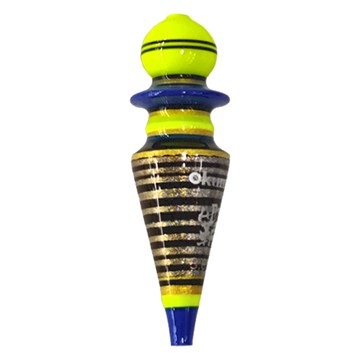 okuma 寶熊釣具 熊霸 釣蝦標 浮標 3.6分  茶金黃  1個