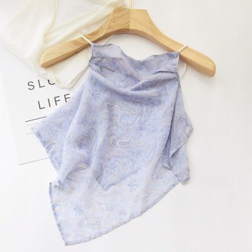 桑蠶絲真絲面紗女遮臉面巾夏天薄款防曬口罩防紫外線蒙臉護頸圍脖