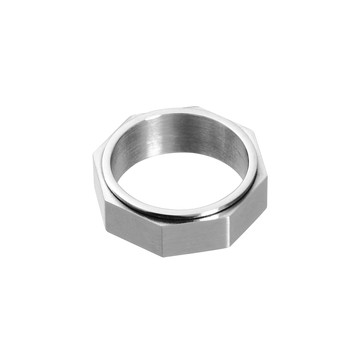 [鋼飾] 旋鎧之環戒指 / 3 size / Torque Shell Ring