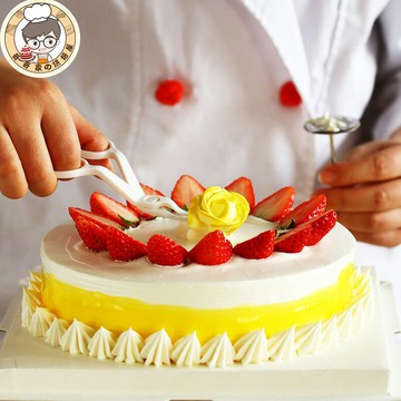 裱花剪刀奶油轉移工具 翻糖花剪子不銹鋼裱花釘托裱花紙烘焙套裝