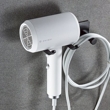 吹風機置物架 浴室吹風機置物架衛生間電吹風機架子風筒收納架理發店免打孔『XY16034』