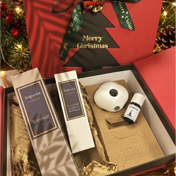 純粹睡眠．經典芳香組｜按摩精油+精油噴霧+薰香機組 四入組