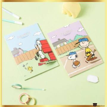 Peanuts 史努比和查理布朗角色封面 A5 記事本 32 張