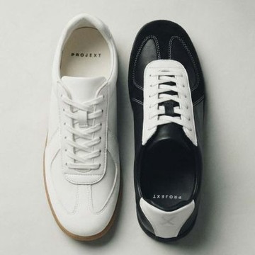 PROJEXT 防潑水薄底德訓鞋 經典白 女鞋 Maison Musa Sneakers