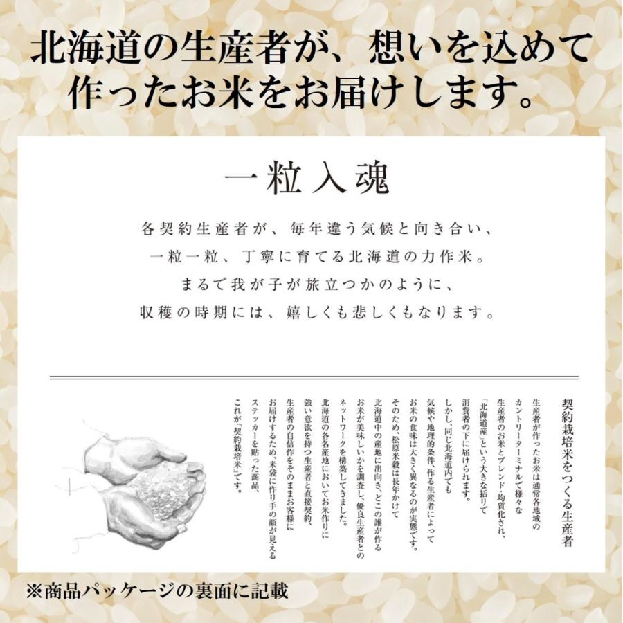 新米 お米 ななつぼし 北海道産 契約栽培 6kg 2kg×3袋 令和5年産