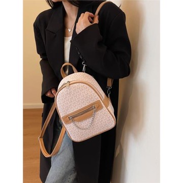 韓版時尚個性迷你雙肩包女士背包三用字母印花小書包2024年新款潮