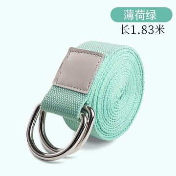 🌸臺灣出貨🌸瑜伽伸展帶  瑜珈伸展帶 瑜伽繩 拉伸繩 繩扣帶 阻力帶 加厚棉質 拉筋帶 初學者背部開肩 拉伸運動繩