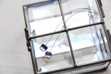 蒙古螢石立方美式耳针No.1