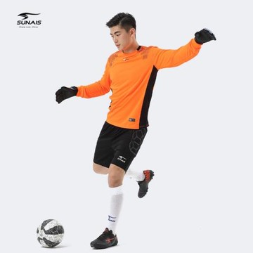 SUNAIS舒萊獅戶外成人運動足球守門員服長袖短褲套裝青少年訓練服