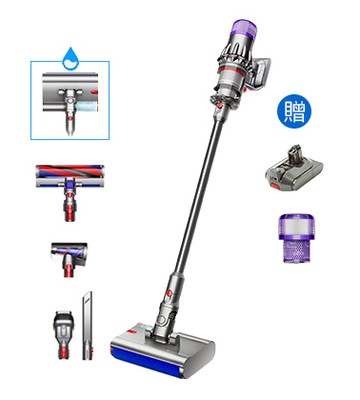 【送三豪禮】Dyson Digital Slim Submarine™ 輕量乾濕全能洗地吸塵器 (雙電池組)