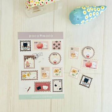 【貼紙組】仿郵票風格貼紙組| sticker sheet
