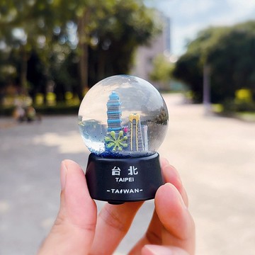 台灣雪花球 / 水晶球 - 台北夜景
