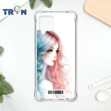 TRON 三星 A42 不愛笑的女孩 四角防摔載具殼 軟殼 手機殼