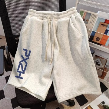[董小姐]運動短褲女 工作短褲 褲子女生 女生短褲 工作短褲 居家短褲 寬鬆短褲 闊腿短褲 5分褲女 高腰五分褲