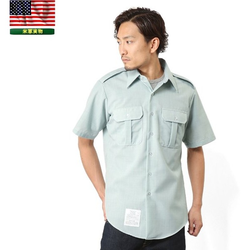 実物 新品 米陸軍 Army 半袖ドレスシャツ メンズ ミリタリーシャツ 軍物 軍用 軍服 放出品 デッドストック アメリカ軍 クーポン対象外 T 通販 Lineポイント最大0 5 Get Lineショッピング