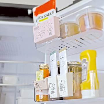 嘻嘻日貨🐾 現貨 日本限定 SNOOPY 史努比 冷藏 冰箱 收納 三件組 小物收納架