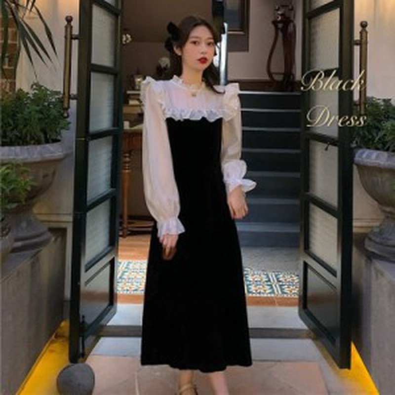 ワンピース 春 ワンピース 秋 ワンピース ロング ワンピース ロング ワンピース レディース ロング丈 長袖 韓国 ワンピース 長袖 ドレス 通販 Lineポイント最大1 0 Get Lineショッピング