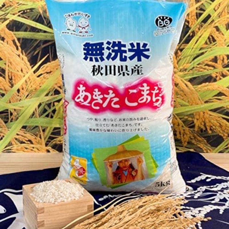 お米 BG無洗米 秋田県産あきたこまち30kg（5kg×6） 令和4年産