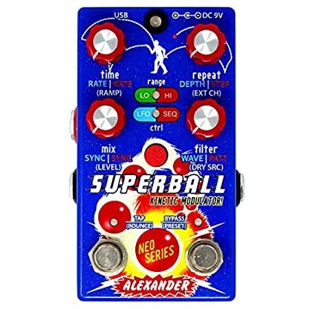 Alexander Pedals Superball Pitch Shifting Delay Filter