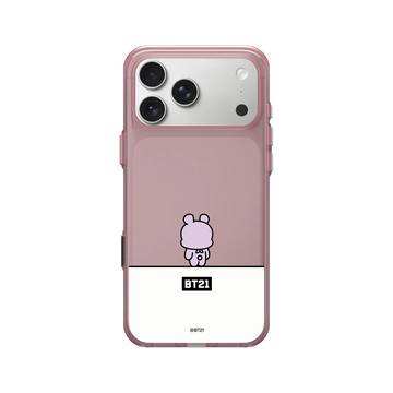 iPhone 17 Pro Max Clear (相機按鈕) 晶醺玫 - BT21 - 猜猜是誰？ MANG