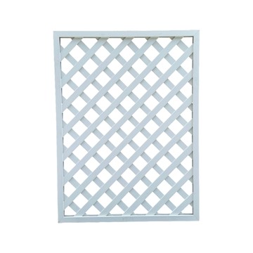 塑木格子籬笆-白色 90x120cm