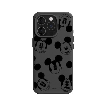 iPhone 16 Pro SolidX 黑 - 迪士尼-米奇 Mickey - 黑標款-米奇的有趣表情