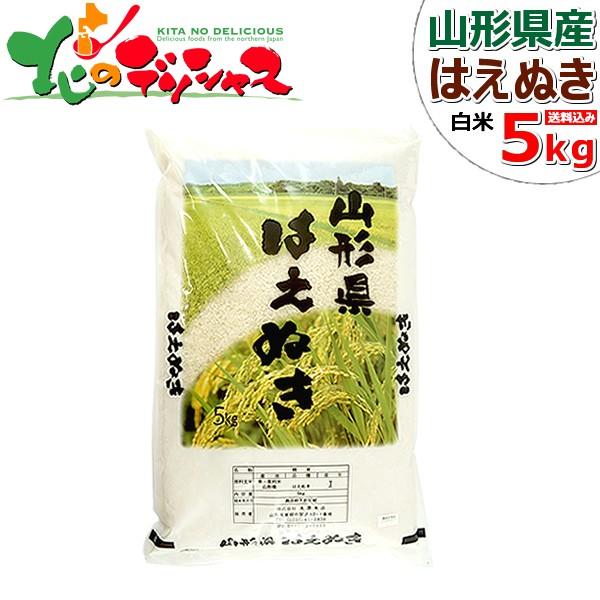 山形県産 はえぬき 令和5年産 白米 5kg 1等米 米 お米 精米 精白米 ギフト 贈り物 お礼 お返し 人気 山形県 食品 グルメ お取り寄せ