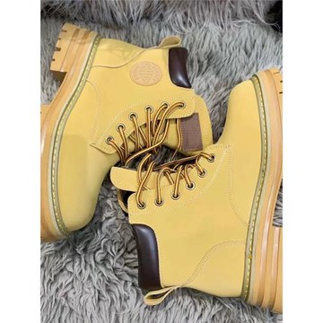 ALEI 秋冬新品尾單福利大黃蜂真皮厚底帥氣休閑機車馬丁靴短靴女