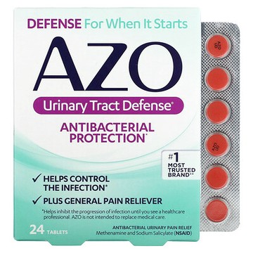 AZO, 尿路防護，抵禦細菌保護，24 片
