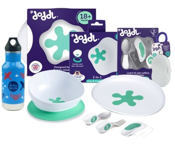 英國 doddl - 秒拾餐具 & 美國 Klean Kanteen 不鏽鋼瓶 【免運套組】-組合商品：三件組＋飛碟餐盤＋攜帶...