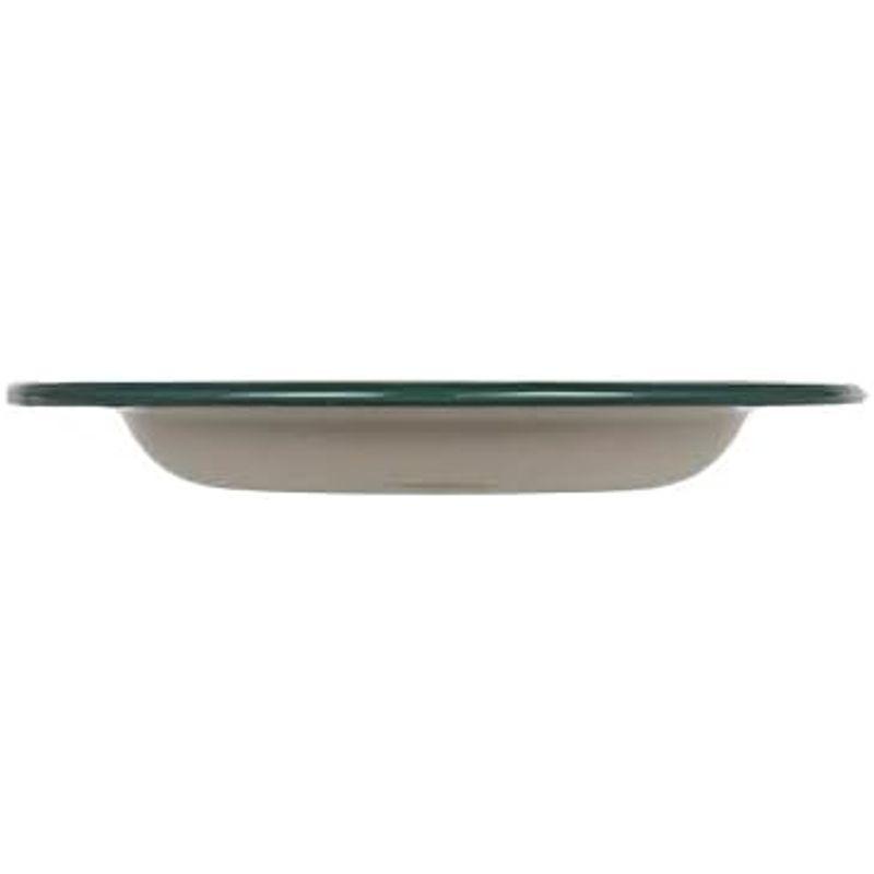 ダルトン キャンプ 食器 ENAMELED PLATE S BEIGE GREEN K19-0102