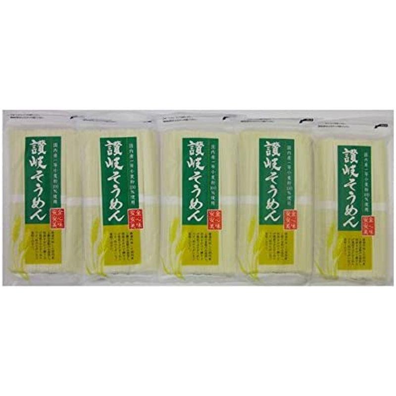 讃岐物産 国内産小麦讃岐そうめん 500g×5袋