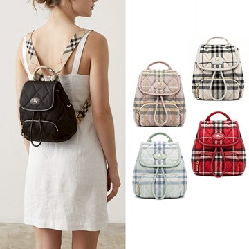 BURBERRY Horseshoe 翻蓋迷你後背(任選)