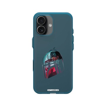 iPhone 17 Clear (相機按鈕) 夜幕藍 - Star Wars - The Mandalorian - 曼多 — 頭盔